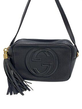 Gucci Disco Bag Soho Leather Black